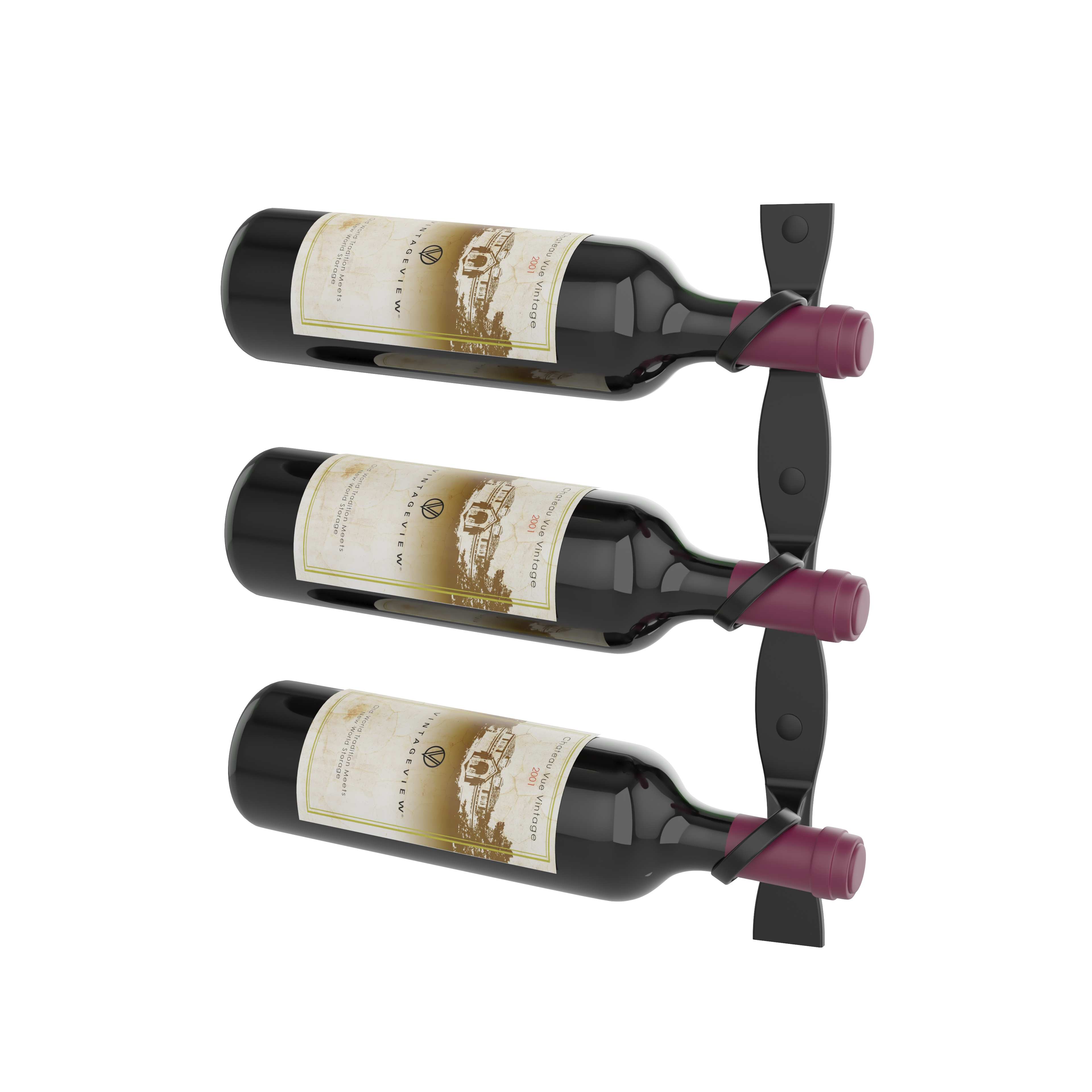 Three Bottle Wine Rack Helix – Wine on the Side