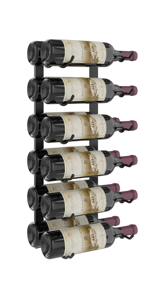 Compact Dozen | 12 bottle wall mounted wine rack