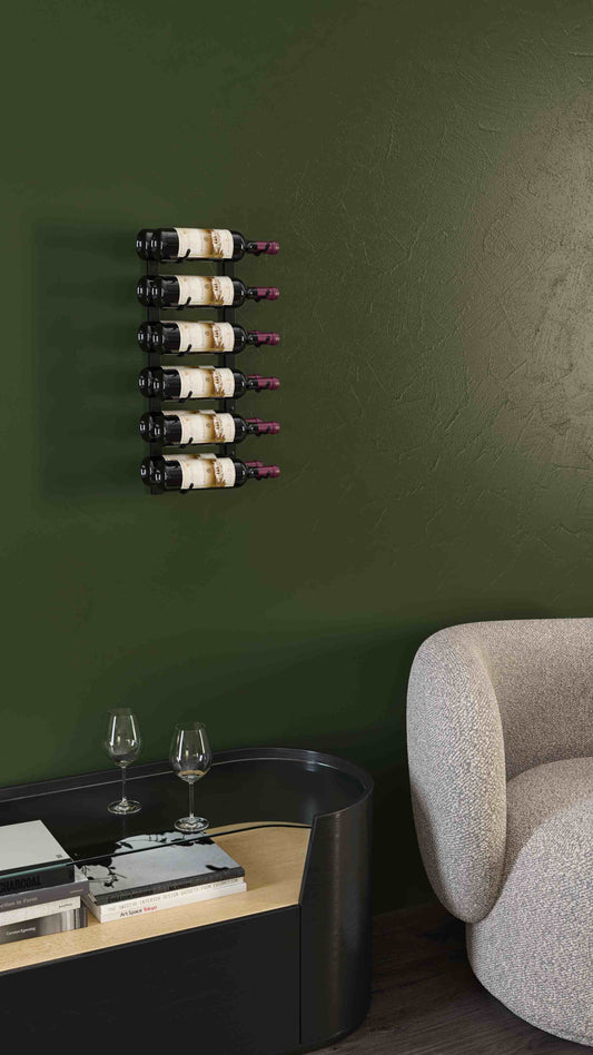 Compact Dozen | 12 bottle wall mounted wine rack