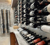 wine racks triple depth in wine cellar