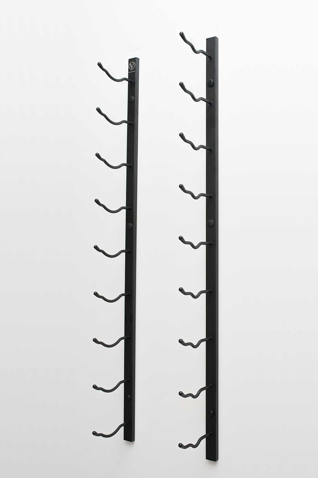 Wine rack for Magnums and wine rack for champagne bottles, black and metal by Wine Racks NZ