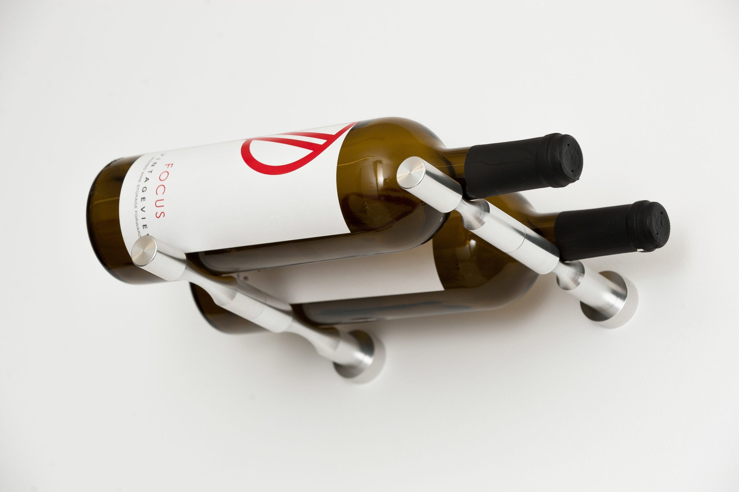 small two bottle wine rack using vino pins by Wine Racks NZ