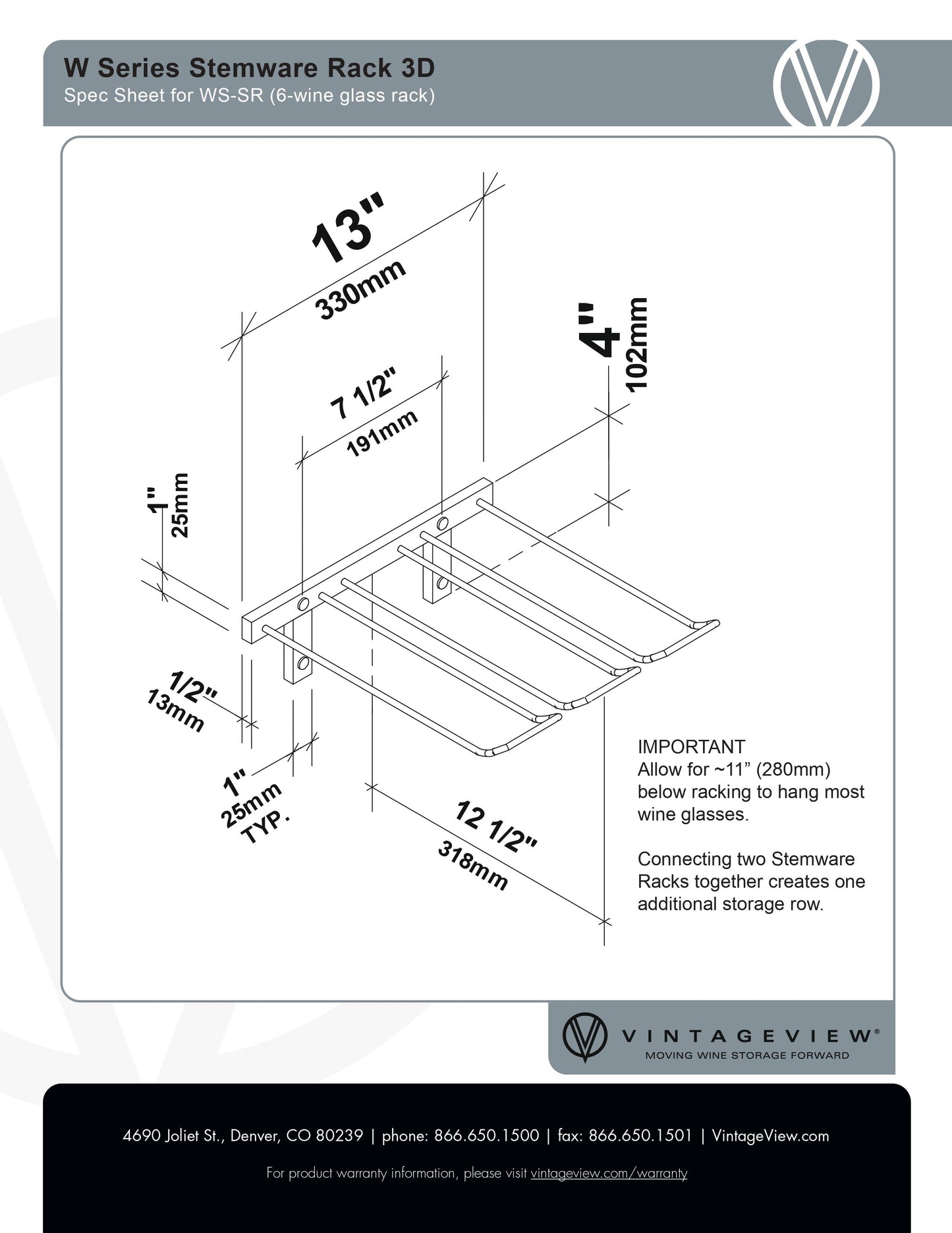 Wine Glass Holder | Stemware Glass Rack | Wine Racks NZ