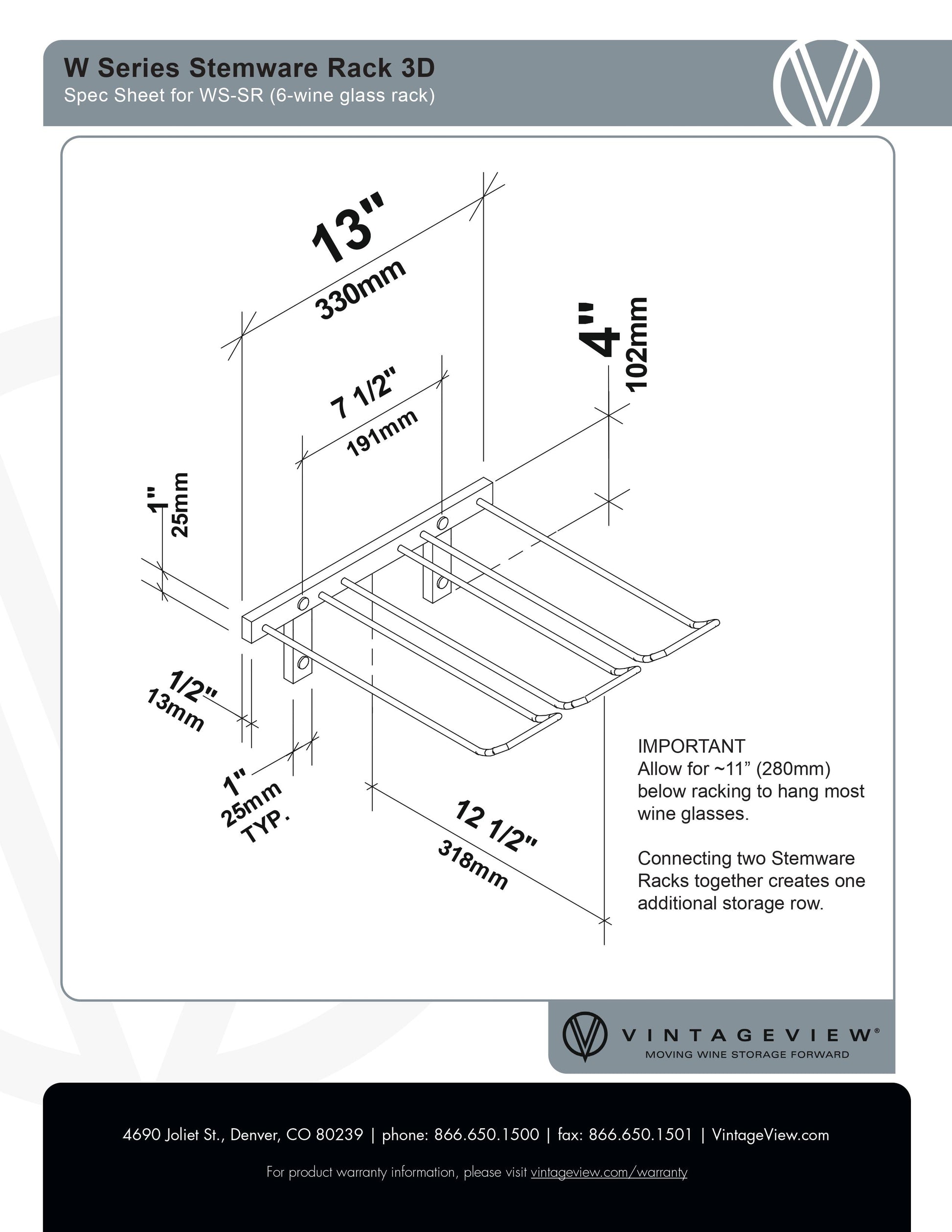 Wine Glass Holder | Stemware Glass Rack | Wine Racks NZ