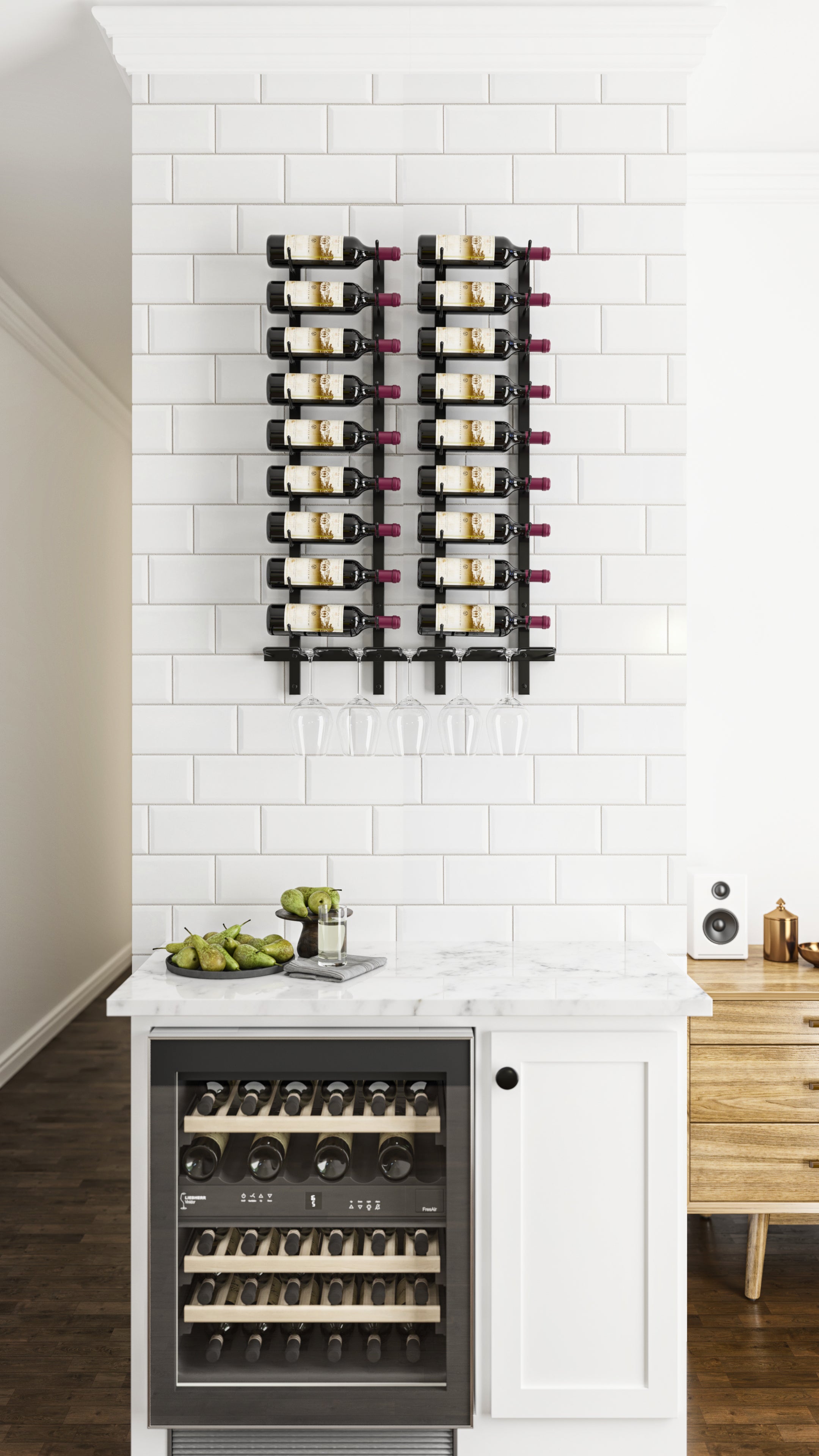 Home Bar Combo Racking from Wine Racks NZ – Wine on the Side