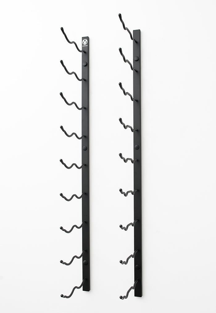 Empty metal Wall Mounted Wine Rack that holds 18 wine bottles byWine Racks NZ