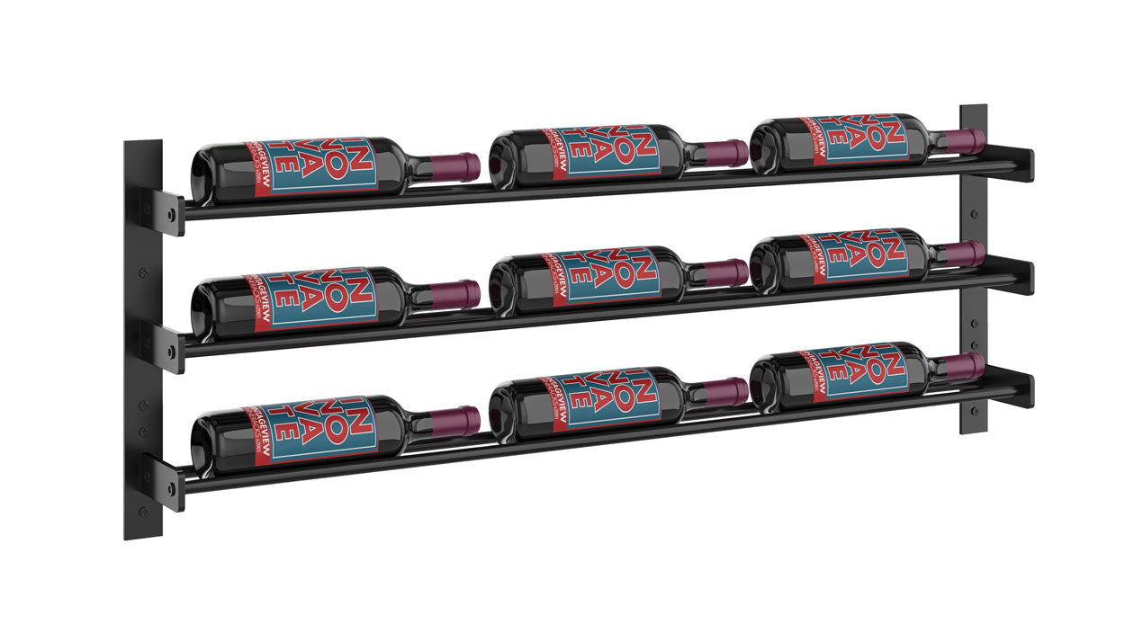 9 Bottle Evolution Wine Wall Rack