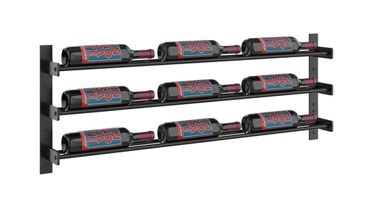 9 Bottle Evolution Wine Wall Rack
